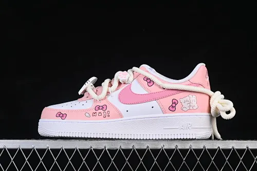 All categories Nk Air Force 1 Air Force series Nk Air Force 1 Low Air Force low-top Nike Air Force 1'07 Low Pink Sweet Katie Air Force 1 low-top casual sneakers YY2024-762